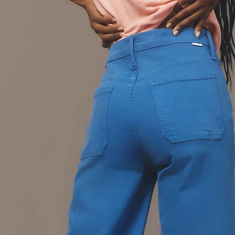 MOTHER The Patch Pocket Undercover Sneak Wide-Leg Jeans - Picture 5 of 5